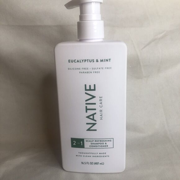 Native Scalp Refreshing 2 in 1 Shampoo and Conditioner Eucalyptus Mint, 16.5 oz - Picture 1 of 3